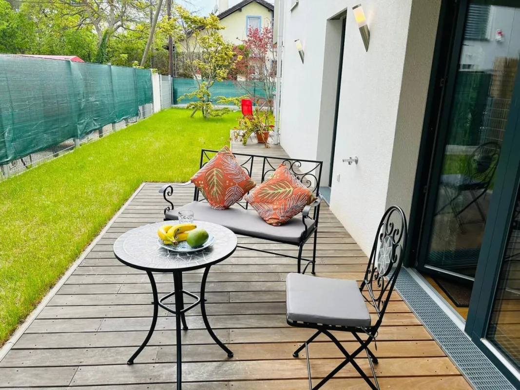 Exklusive Erdgeschosswohnung mit großem Garten an der Alten Donau - Bild 1