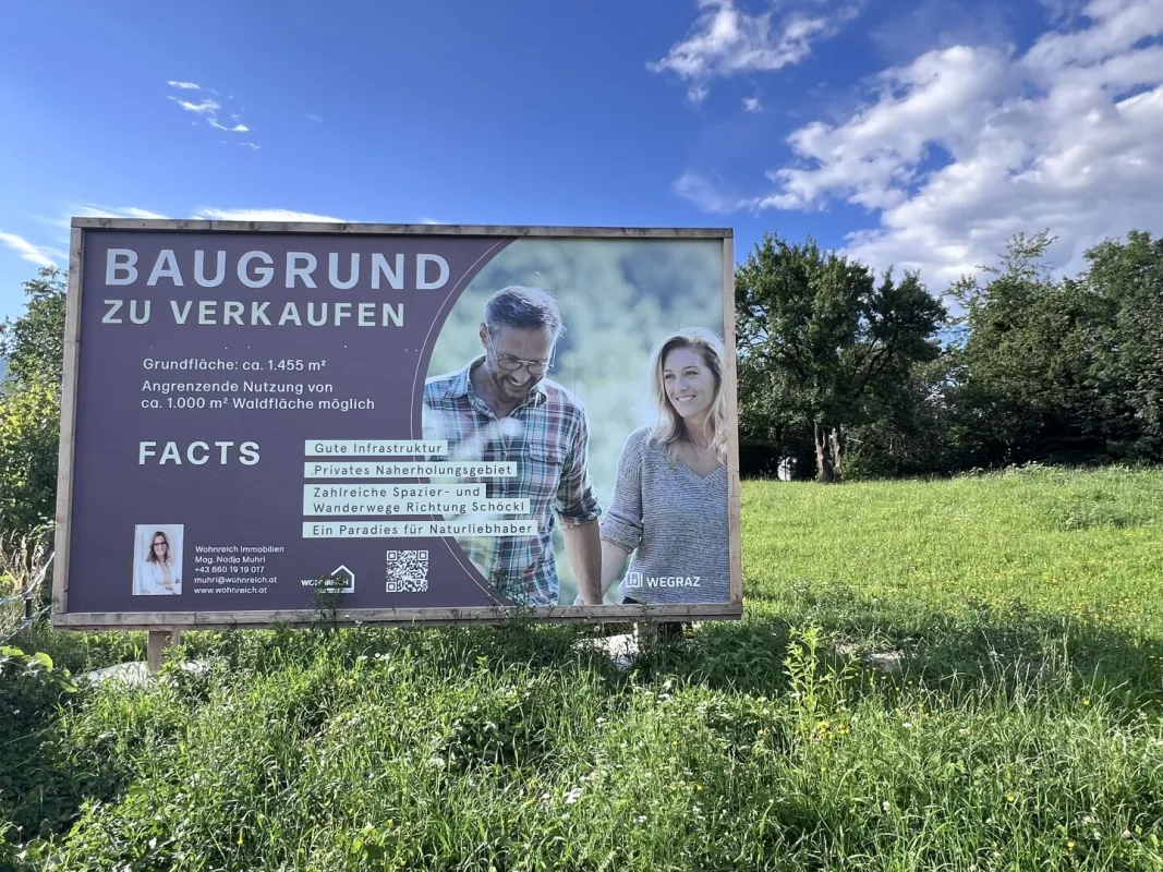 Baugrundstück in bester Lage in St. Radegund bei Graz - Bild 1