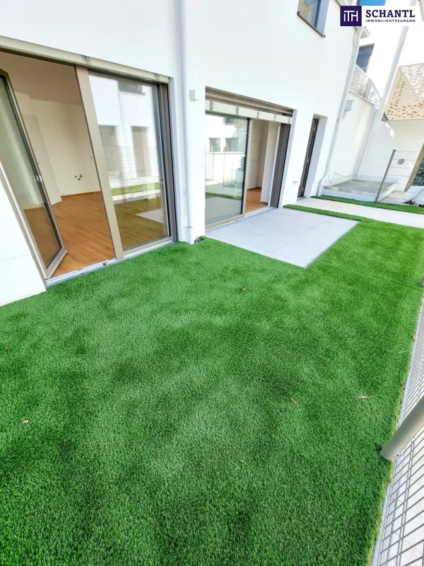 Herbstaktion! Einfach genial! Cooles Townhouse mit Garten! 3 Zimmer + Ideale Raumaufteilung + Erdwärme + Absolute Ruhelage + Tiefgarage! Nachhaltig und zukunftssicher investiert! - Bild 1