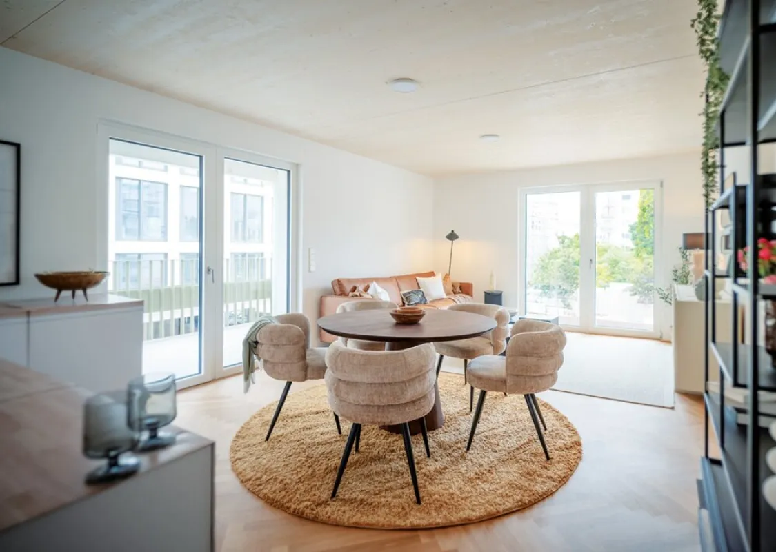 „Leopold Quartier“ Optimal geschnittenes Mikroapartment mit Terrasse (Erstbezug & Provisionsfrei!) Top 6 - Bild 1