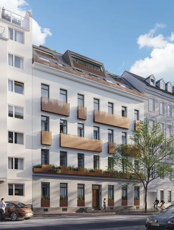 Erstbezug beim Augarten - 3 Zimmerwohnung mit Balkon und Luftwärmepumpe - Bild 1