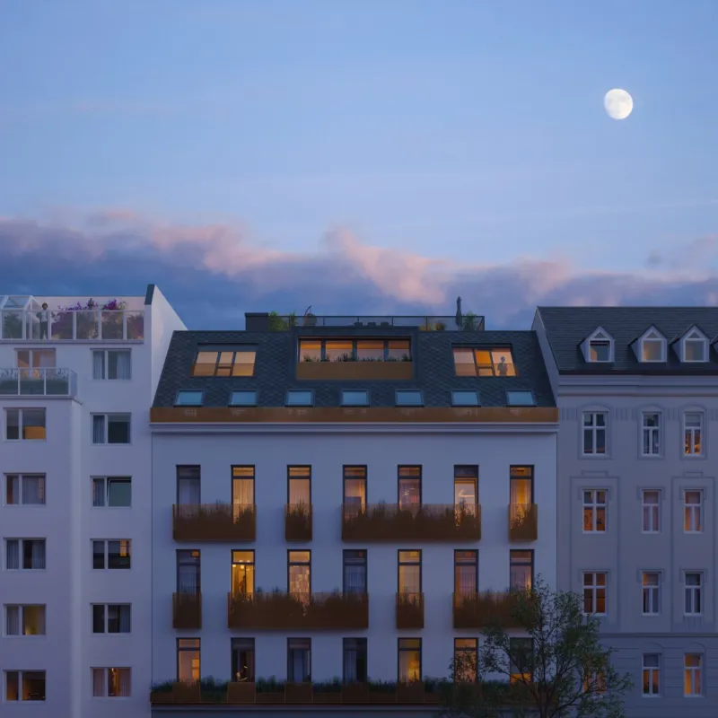 Augarten exklusiv - Ihr neues Zuhause im Dachgeschoss mit Klimaanlage - Bild 1