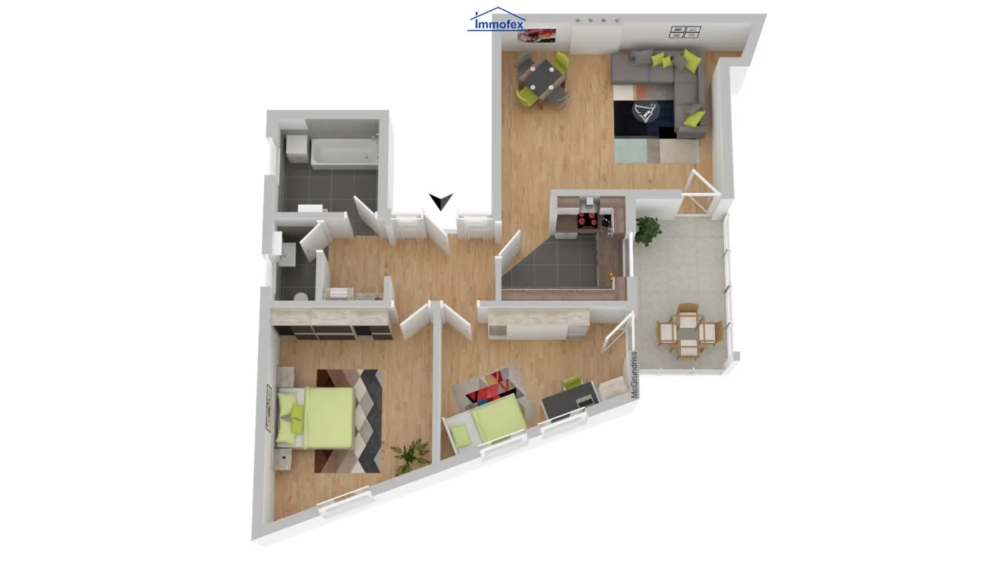 Gepflegte, helle Wohnung mit viel Platz - Bild 1