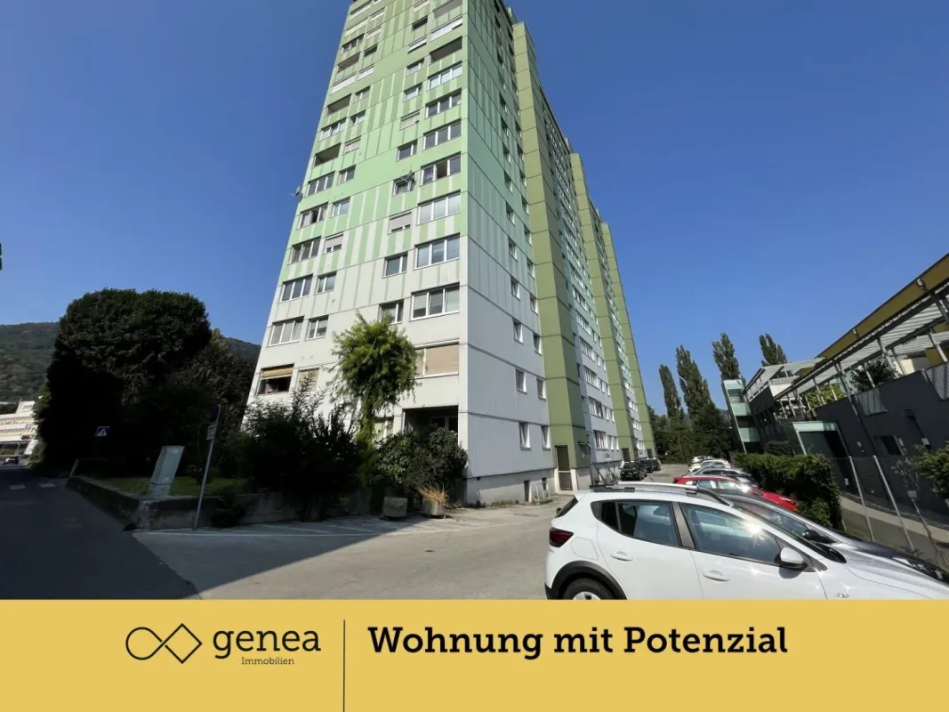 Großzügige 120m² Wohnung mit Renovierungspotenzial und schönem Ausblick in Graz | inkl. Parkplatz - Bild 1