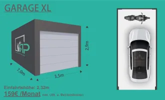 Garagen in unterschiedlichen Größen zu mieten! Variante: XL Garage