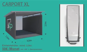Garagen in unterschiedlichen Größen zu mieten! Variante: Carport