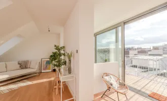 ++FonteFlats++ Fantastischer 3-Zimmer Dachgeschoss-ERSTBEZUG mit großartiger Dachterrasse