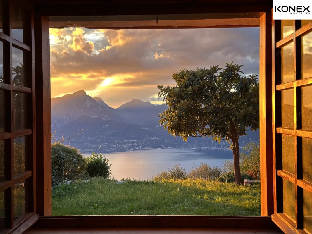 ITA - Sanierungsbedürftiges Chalet mit traumhaftem Seeblick – San Zeno di Montagna - Bild 1