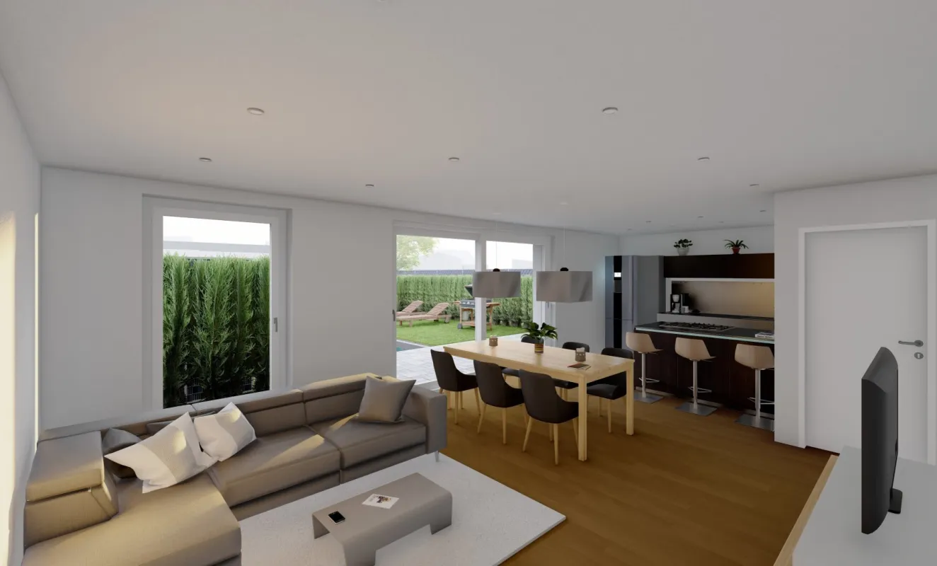BAUBEGINN BEREITS ERFOLGT !!! Exklusive Erstbezug-Wohnung in Linz, Oberösterreich - mit Garten zum Wohlfühlen! - Bild 1