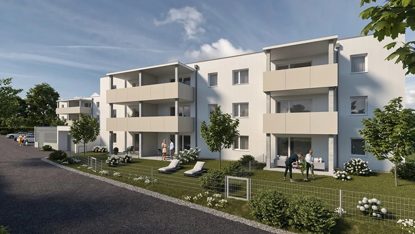 Wohnbaugeförderte ETW mit Terrassse und Garten - Bild 1