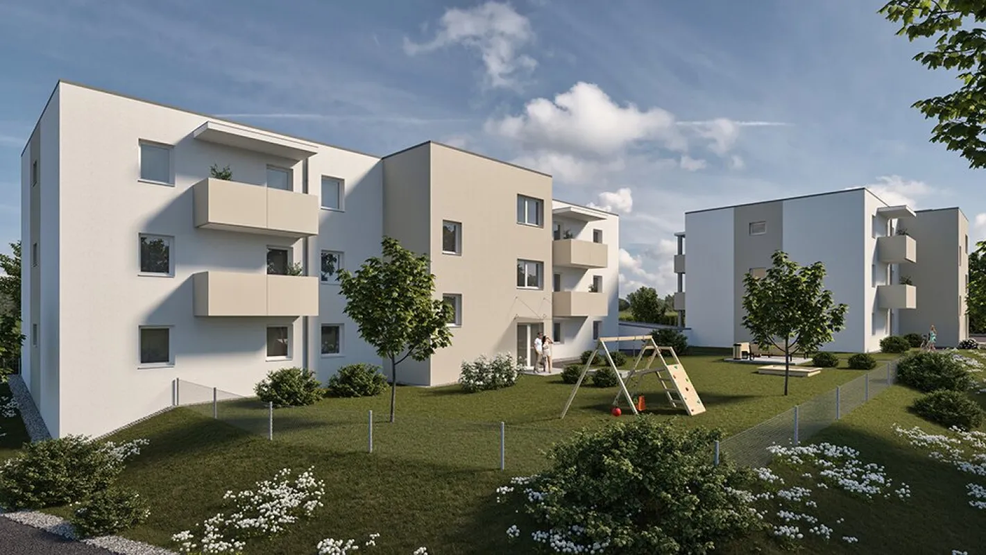 Wohnbaugeförderte ETW mit 2 Balkone in Walding - Bild 1