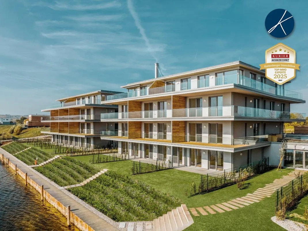 Luxuriöse 2 Zimmer Dachgeschoßwohnung als Erstbezug im Seepark Oggau! PROVISIONSFREI für den Käufer! - Bild 1