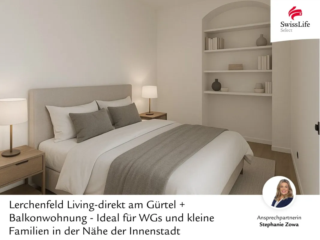 + Lerchenfeld Living-direkt am Gürtel + Balkonwohnung - Ideal für Pärchen, Singles und WGs in der Nähe der Innenstadt - Bild 1
