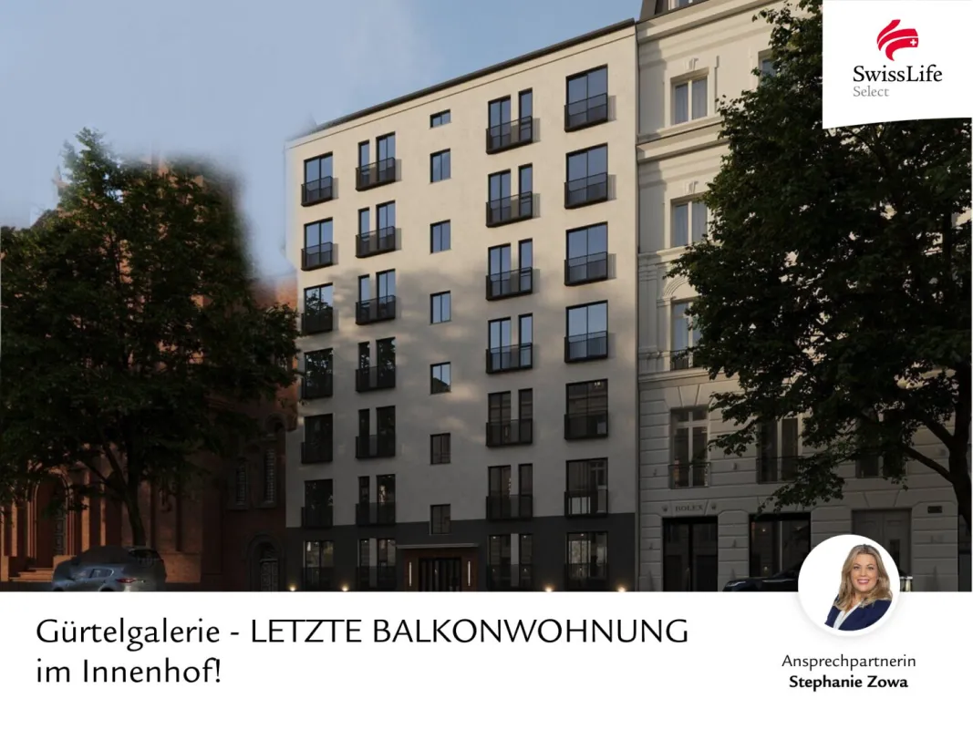 Gürtelgalerie - LETZTE BALKONWOHNUNG im Innenhof! - Bild 1