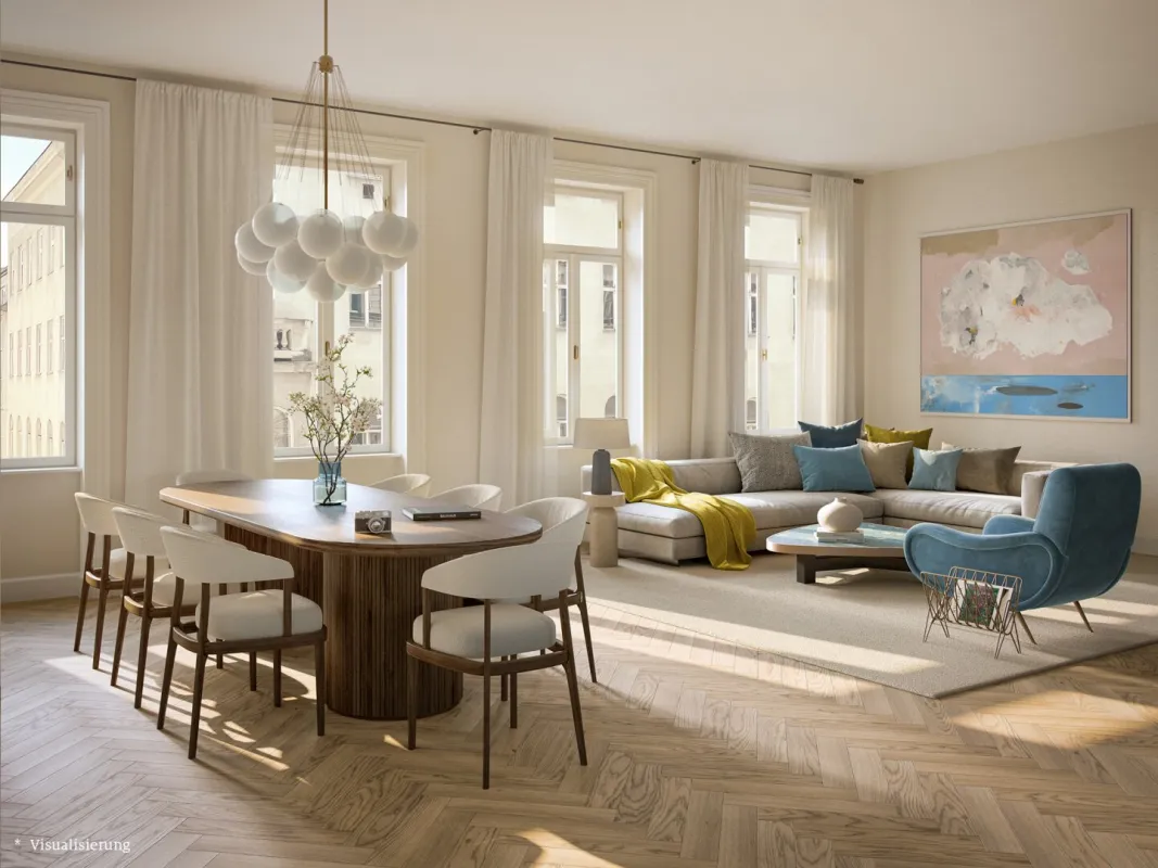 3-ZIMMER FAMILIENWOHNUNG IM KERNSANIERTEN ALTBAU MIT FREIFLÄCHE - Bild 1