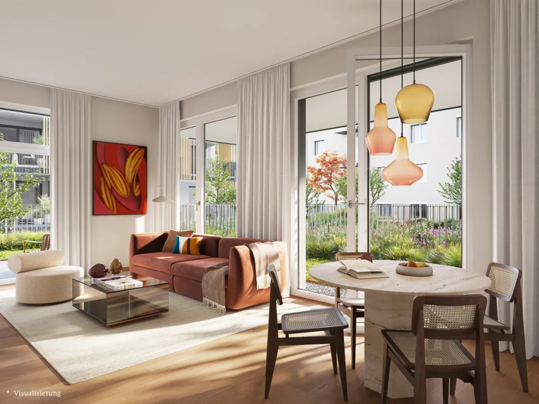 URBANES WOHNEN IM NEUBAU MIT EXKLUSIVEM STADTGARTEN - Bild 1