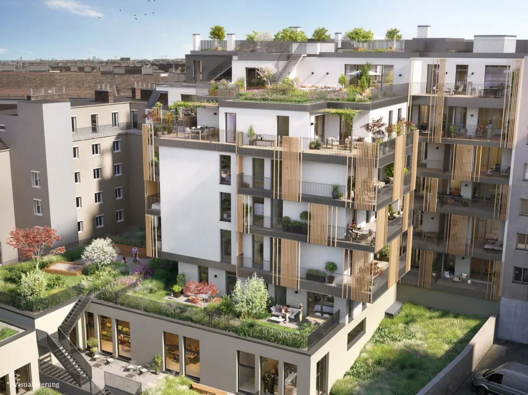 HOFSEITIGE 3-ZIMMERWOHNUNG IM HOCHWERTIGEN NEUBAU - Bild 1