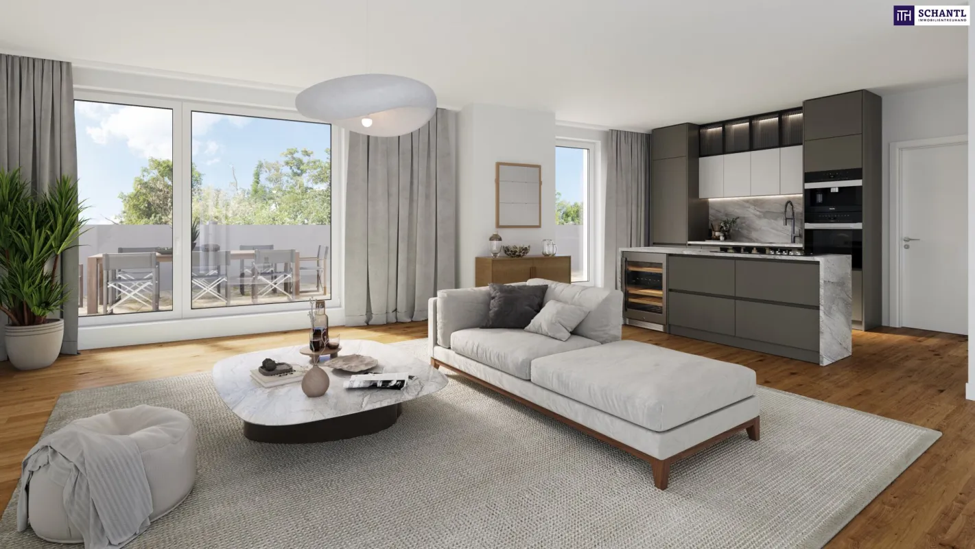 Stark reduziert - Jetzt 6,2% Preisvorteil nutzen! ZUM JUNGBRUNNEN! Familien-HIT im Dachgeschoss! 4 Zimmer + 2 Loggien + Beste Infrastruktur + Hochwertige Materialien + Garagenplatz optional! - Bild 1