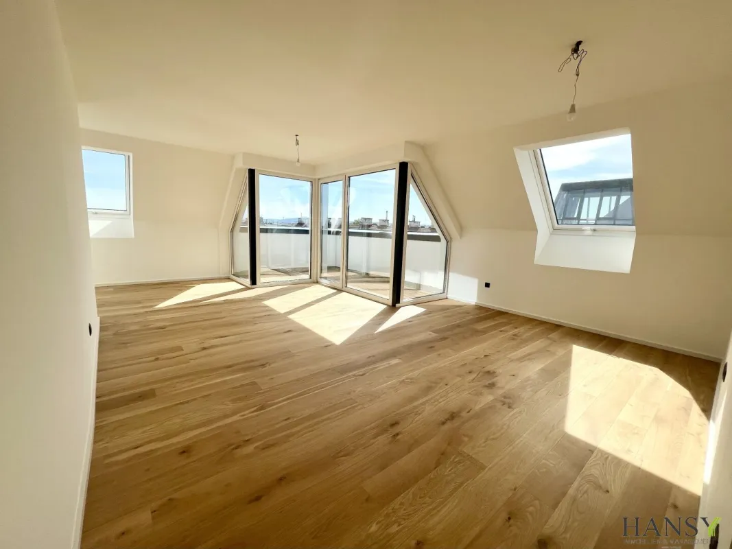 Über den Wolken - Traumhafte Neubau Maisonette-Dachgeschosswohnung mit Blick auf die Gloriette! - Bild 1