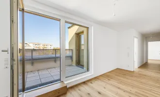 PROVISIONSFREI! 3-Zimmer-Dachgeschoß mit urbanem Fernblick und Terrasse