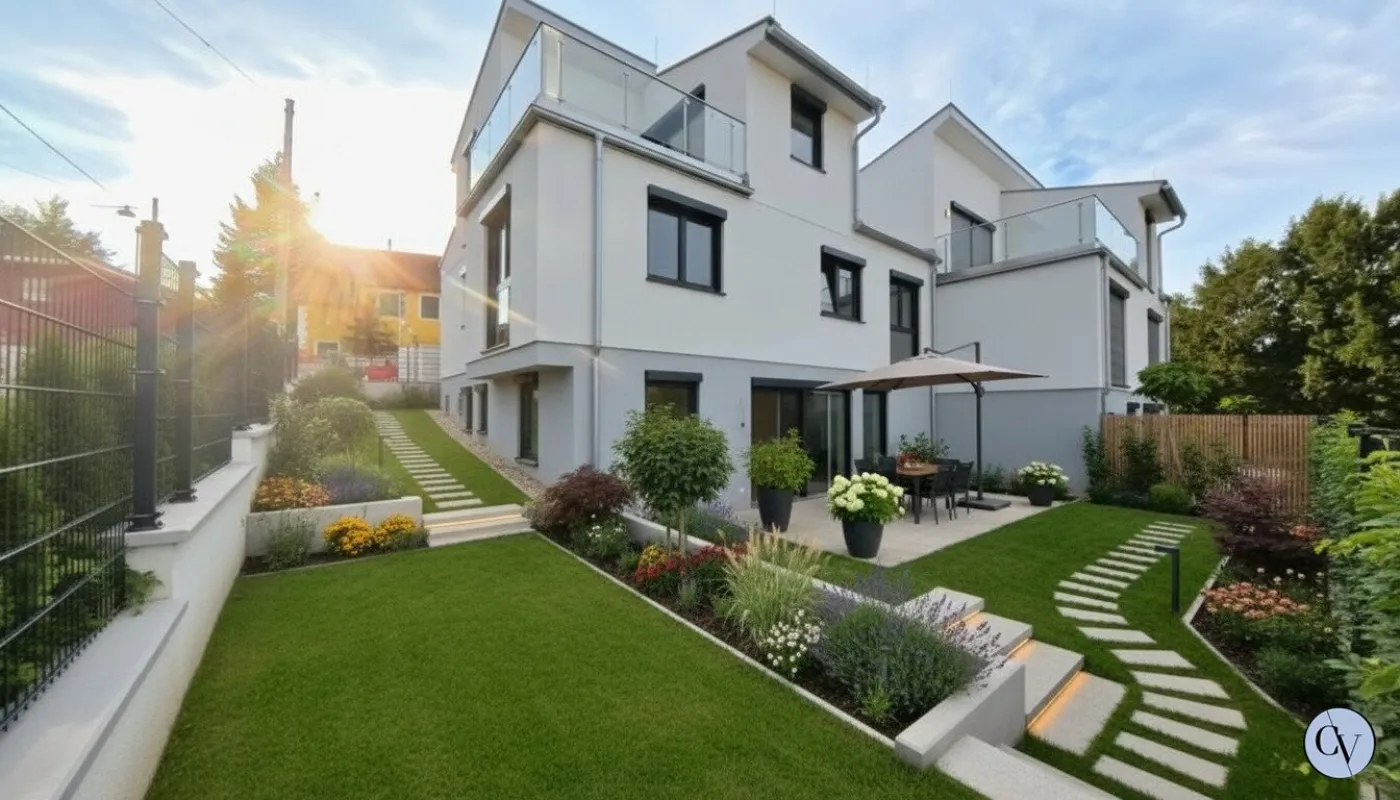 Toplage beim Rosenhügel im 23. Bezirk - 4-Zimmer mit Garten und Garage - Bild 1