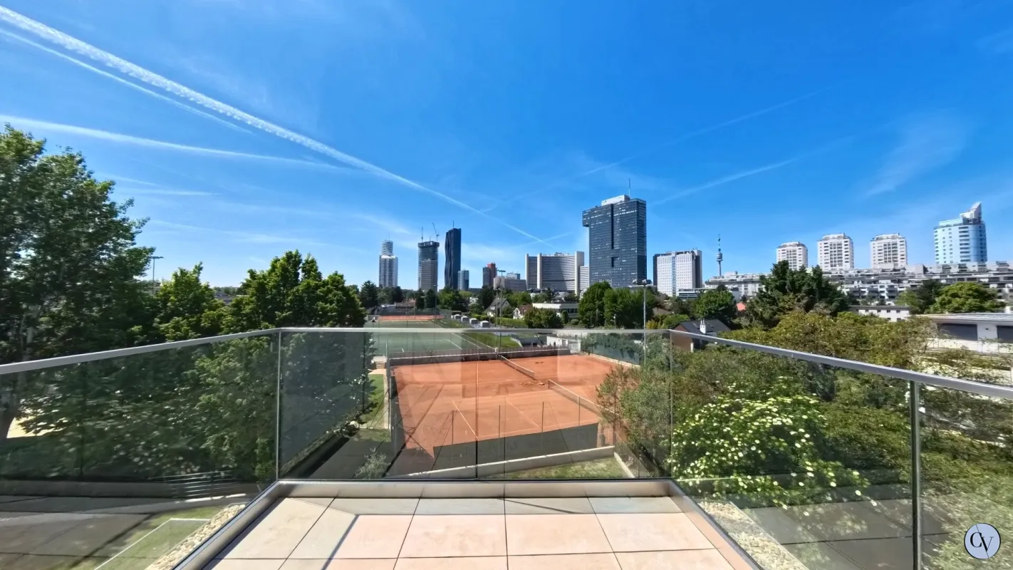 Alte Donau- oder Skyline-Blick - hier haben Sie beides! Einmaliges Penthouse an der alten Donau - Bild 1