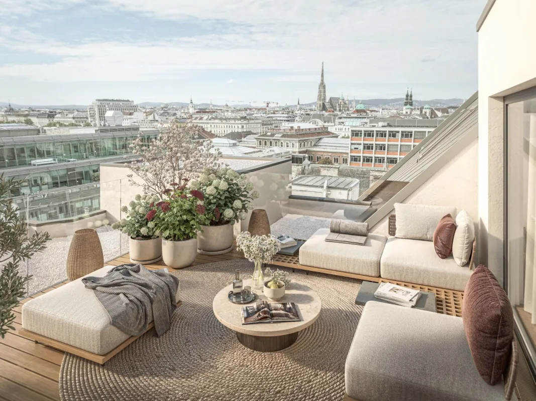 Opulente 5-Zimmer-Maisonette mit Terrasse  - ANDEA Parkside Residences - Bild 1