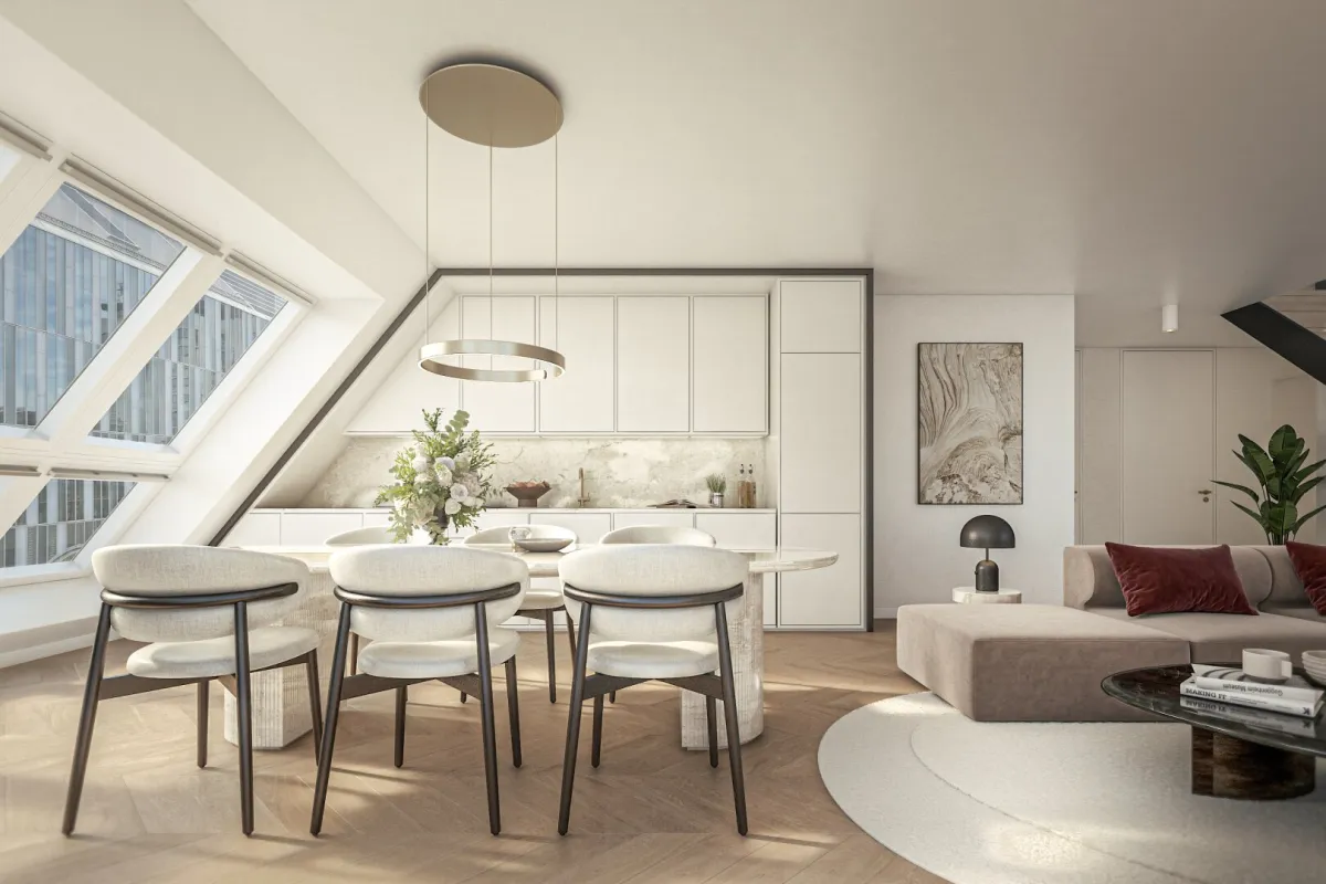Beeindruckende 3-Zimmer-Maisonette mit Terrasse - ANDEA Parkside Residences - Bild 1