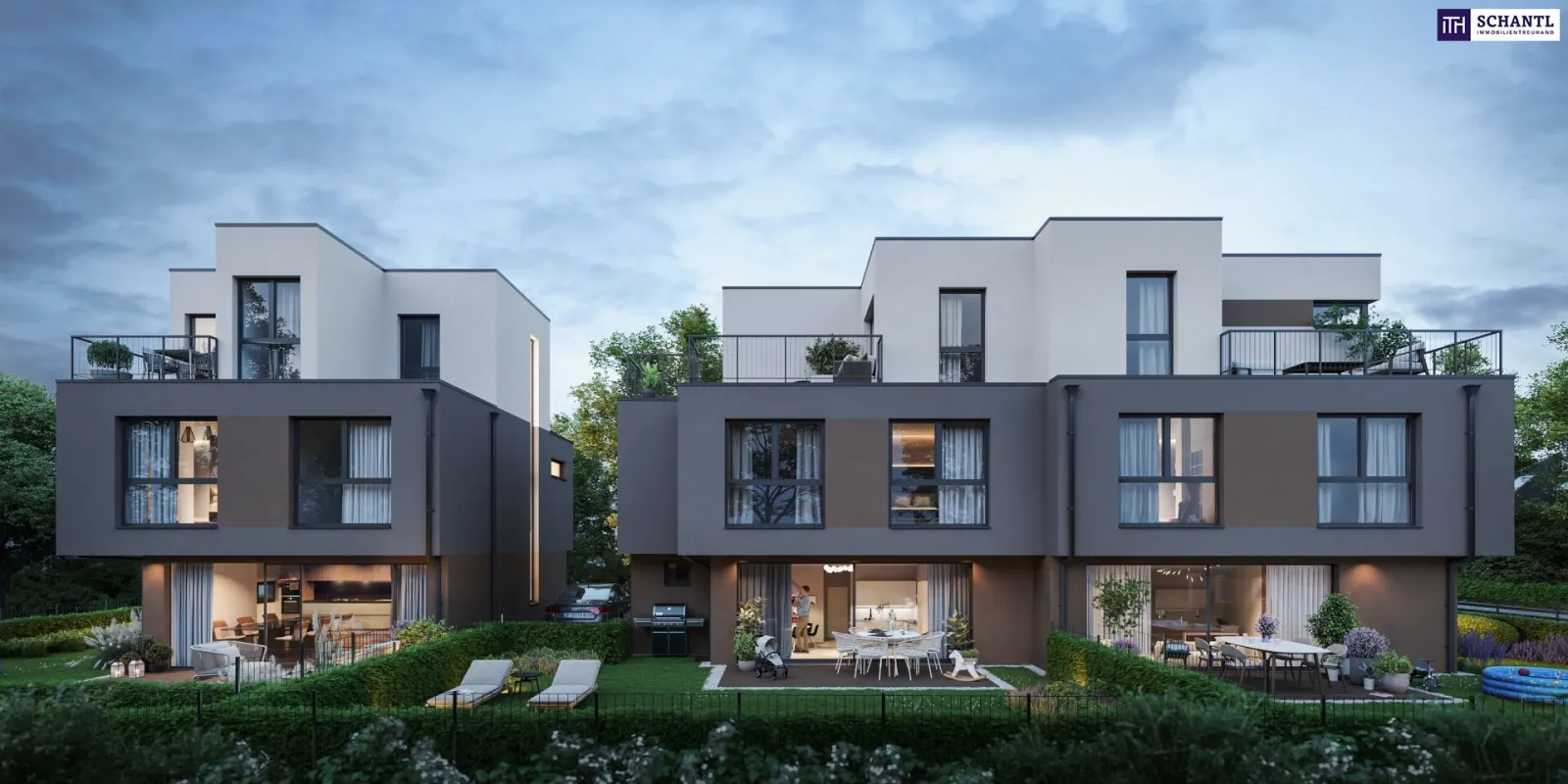 Ihr Rückzugsort in der Stadt: Exklusive Häuser mit moderner Ausstattung und Garten - EINFAMILIENHAUS MIT KELLER - Bild 1