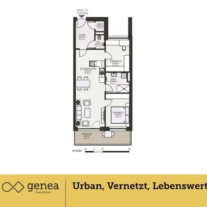 Erstbezug mit Flair: MQG | Erlebe moderne Eleganz - Bild 2