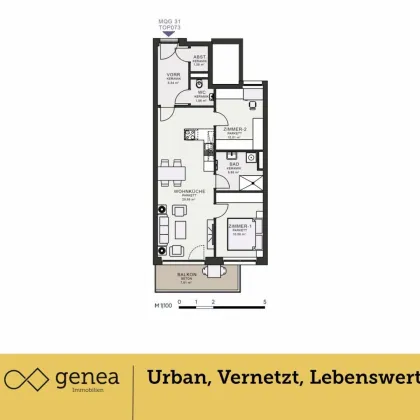 Entfalte dein Leben: MQG | ERSTBEZUG | Urbaner Wohntraum - Bild 2