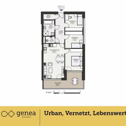 Lebenslust in Graz: MQG | ERSTBEZUG | Moderne trifft Gemütlichkeit - Bild 2