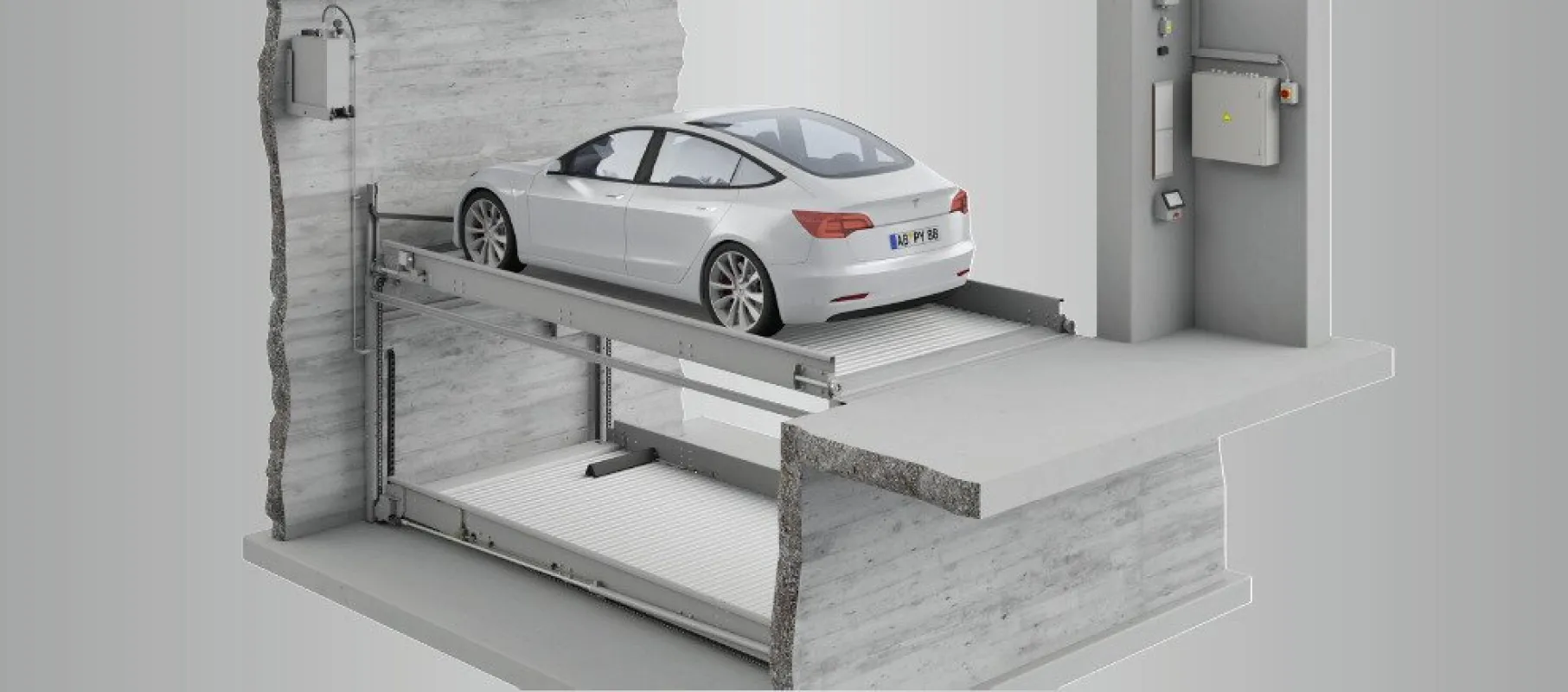 Tiefgaragenabstellplatz in Mühlau - Eckenried 9 - Liftsystem - Bild 1