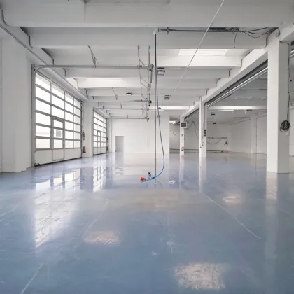 Ebenerdige Produktionsfläche mit 420m² | beheizbare Halle mit Nebenräumen | direkte Einfahrt möglich - Bild 2