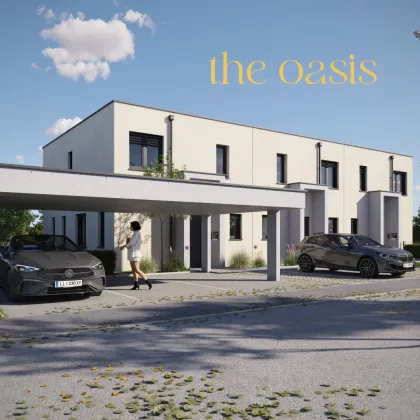 Top 2! The Oasis! Modernes Reihenhaus in Ödt, nahe dem Badesee: 5 Zimmer, Terrasse, Eigengarten, belagsfertig. - Bild 2