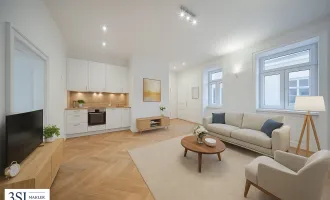 Kompakte Eleganz: Stilvoll sanierte Altbauwohnung in ruhiger Lage