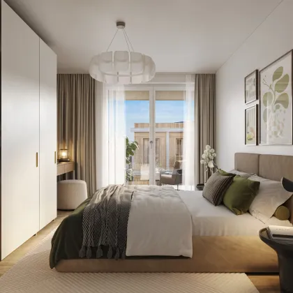 „Village im Dritten – PARK FLATS“ - Provisionsfreie 2-Zimmer Eigentumswohnung (Erstbezug) mit Balkon - Bild 2