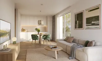 „Village im Dritten – PARK FLATS“- provisionsfreies Eigentums-Mikroapartment (Erstbezug!) mit Balkon