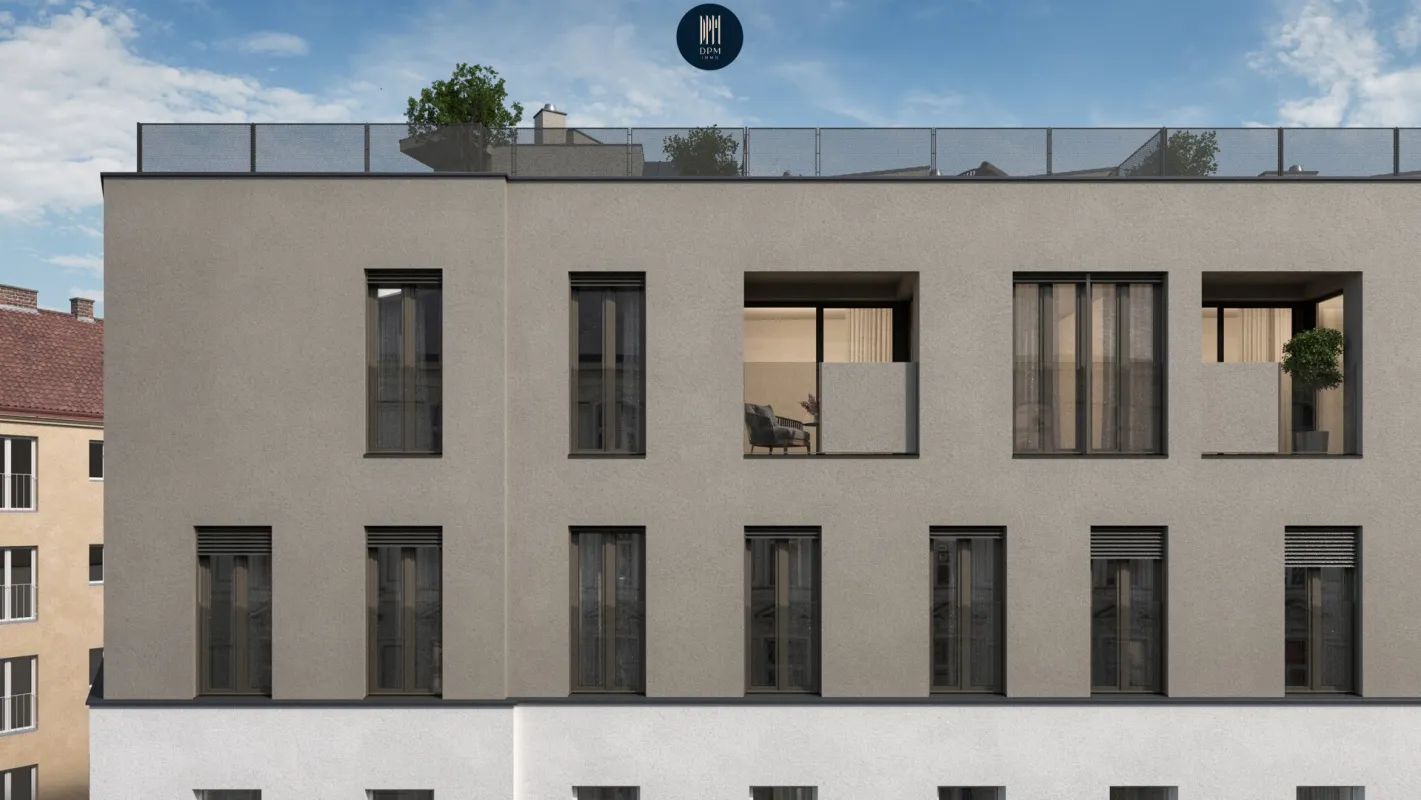 ++LIVING AT AUGARTEN++ Exklusive 3-Zimmer-DG Wohnung mit Loggia und großer Dachterrasse - Bild 1
