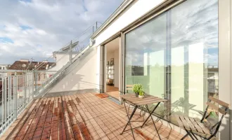 ++FonteFlats++ Fantastischer 4-Zimmer Dachgeschoss-ERSTBEZUG mit großartiger Dachterrasse