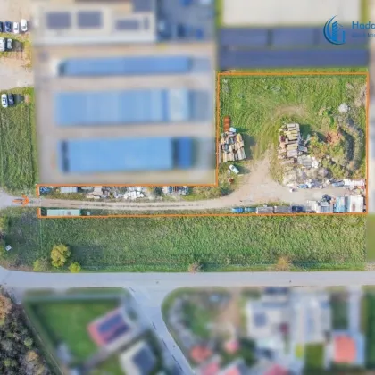 Gewerbegrundstück mit projektiertem Bauprojekt für Lagerhallen und Büroeinheiten - Bild 2