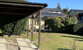 BUNGALOW "Jetzt schon auf den Sommer Freuen" Bungalow auf Pachtgrund mit großem Garten und Pool beim Badeteich Steinbrunn