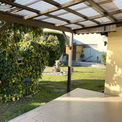 "Jetzt die Badesaison genießen"  Pachtgrund mit Bungalow mit großem Garten und Pool in der Feriensiedlung beim Badeteich Steinbrunn - Bild 3