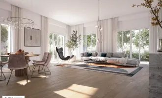 The Anthony: Exklusive 4-Zimmer-Wohnung mit 15 m² Terrasse, Loggia und Garten