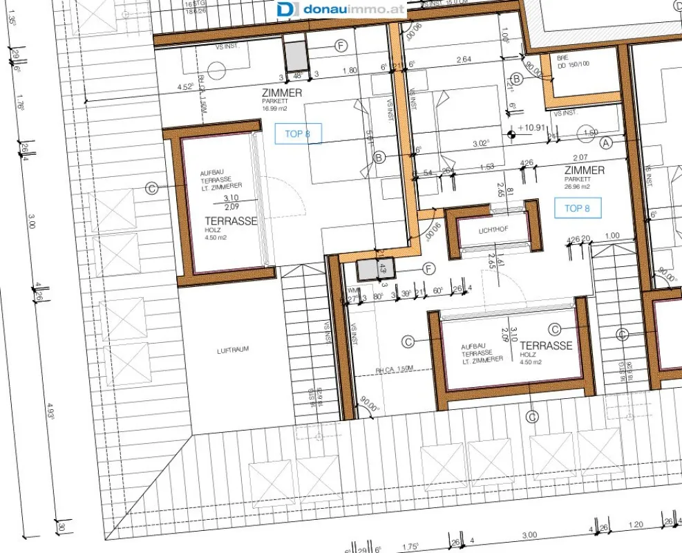 ERSTBEZUG: Feudale 3-Zimmer-Dachgeschoßmaisonette in ruhiger Top Lage mit Süd und West-Balkon und Lift - zentrumsnah DG Top 8 - Bild 1