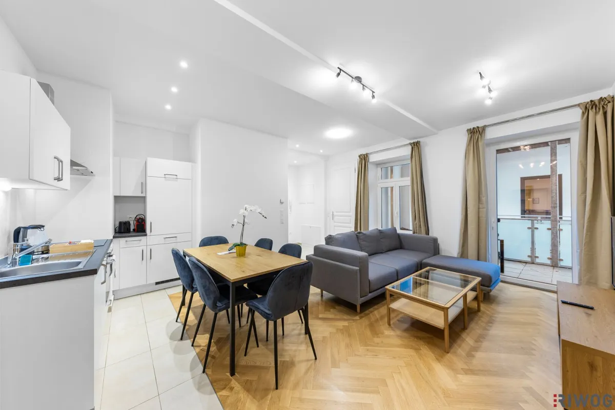 Sanierte ALTBAU-BALKONWOHNUNG in RUHELAGE | SÜDSEITIG & HELL | Ca. 2 Min. zur U4 SCHÖNBRUNN | Ca. 15 Min. in den 1. Bezirk - Bild 1