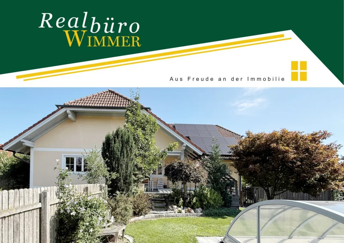 Perfekter Familiensitz! - Bungalow in Ruhelage mit großem Garten, Pool & Schwimmteich - Bild 1
