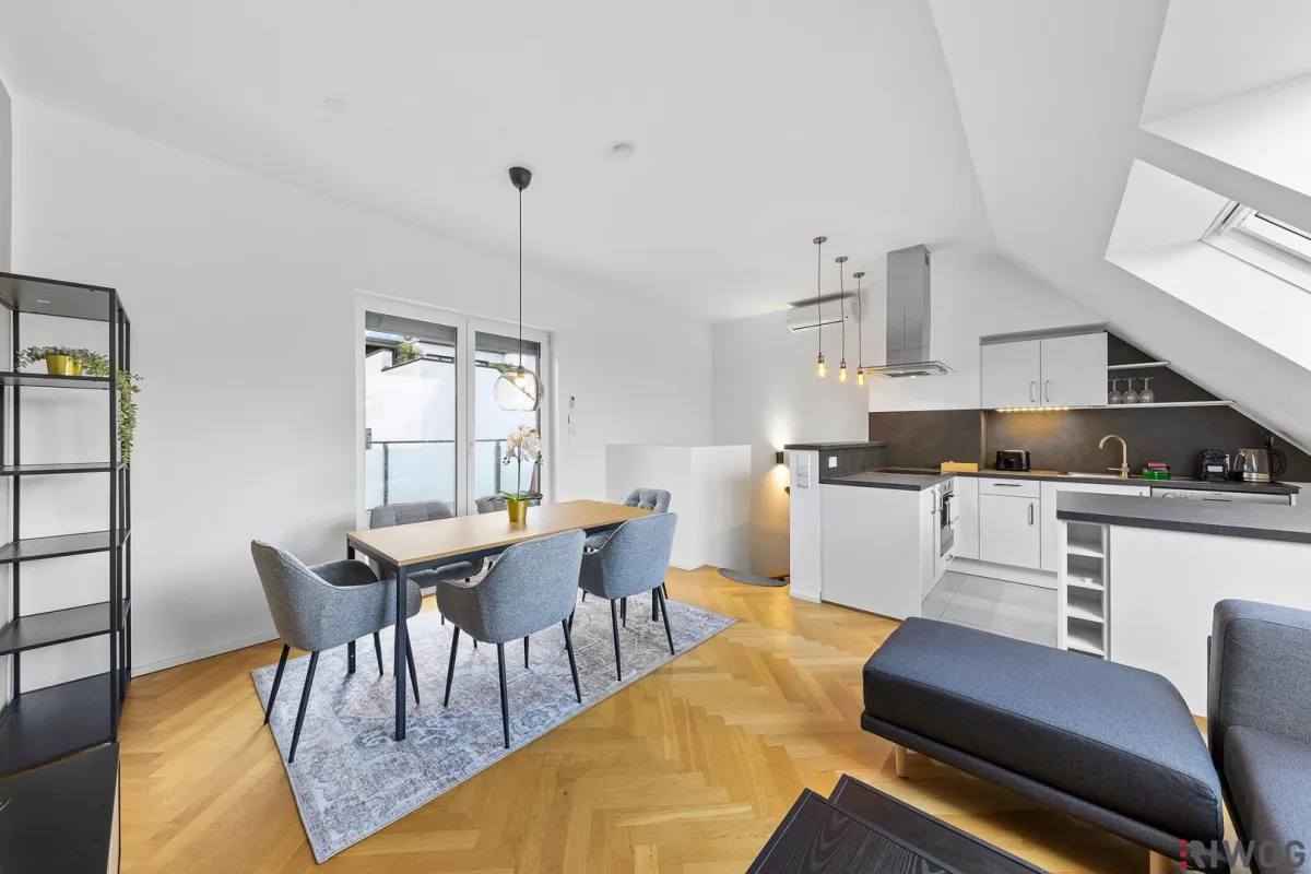 Stylische DG-WOHNUNG mit über 50m² TERRASSENFLÄCHE | RUHELAGE | Ca. 2 Min. zur U4 SCHÖNBRUNN | Ca. 15 Min. in den 1. Bezirk - Bild 1