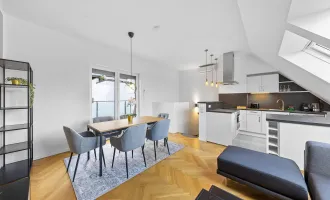 Stylische DG-WOHNUNG mit über 50m² TERRASSENFLÄCHE | RUHELAGE | Ca. 2 Min. zur U4 SCHÖNBRUNN | Ca. 15 Min. in den 1. Bezirk