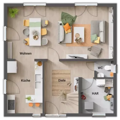 Neubau Einfamilienhaus in massiver Bauweise in Flaurling - Bild 3